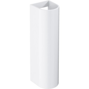 Grohe Euro Keramik Standsäule in Alpinweiß für Handwaschbecken.