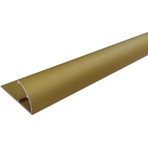 Arcansas Ausgleichsprofil, Aluminium, 12x34x1000 mm, goldfarben.