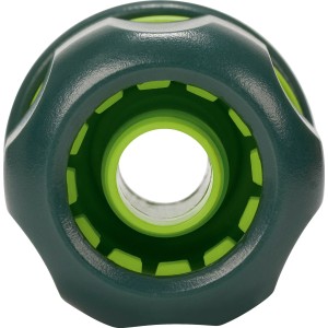 Schlauchstück 13 mm (1/2) aus Kunststoff, grün und grau, für Gartenschläuche.