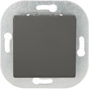 OBI Kreuzschalter Apollo Coolgray, Schalter für die Unterputzmontage im Innenbereich.