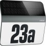 Steinel LED Solar-Hausnummerleuchte XSolar LH-N in Anthrazit mit der Hausnummer 23a.