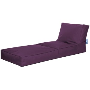 Sitting Point Sessel Twist Scuba 300 l Aubergine, bequemer Sitzsack für Innen und Außen.