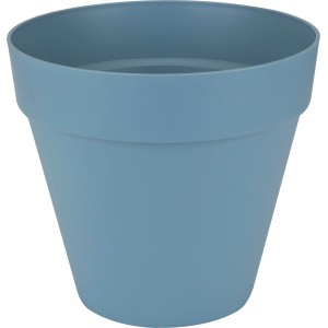 Elho Blumentopf Loft Urban, Ø 25 cm, vintage blau, ideal für den Garten oder Balkon.