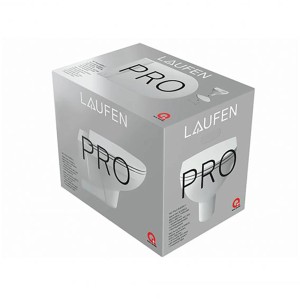Verpackung des Laufen Wand-WC-Sets Pro Rund, Abgang waagerecht, inkl. WC-Sitz, Weiß.