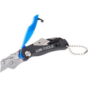 LUX Mini Messer mit 5 Klingen und Schnellwechsel-Mechanismus.