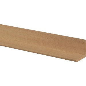 Winkelleiste aus Lärche, 35x35x2000 mm, ideal zum Verkleiden von Kanten im Innenbereich.