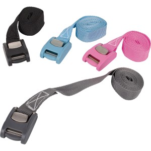 Las Spanngurt mit Klemmverschluss, 1,5 m, in verschiedenen Farben.