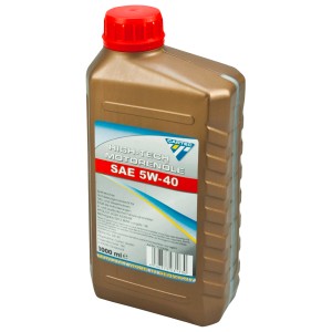 Cartec Motorenöl Leichtlauf 5W-40, 1 Liter Gebinde. Synthetisches Öl für PKW.