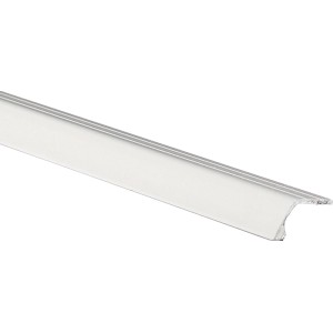 Bodenausgleichsprofil Piedal, Alu eloxiert, Silber matt, 8 mm x 0,9 m, klebend.