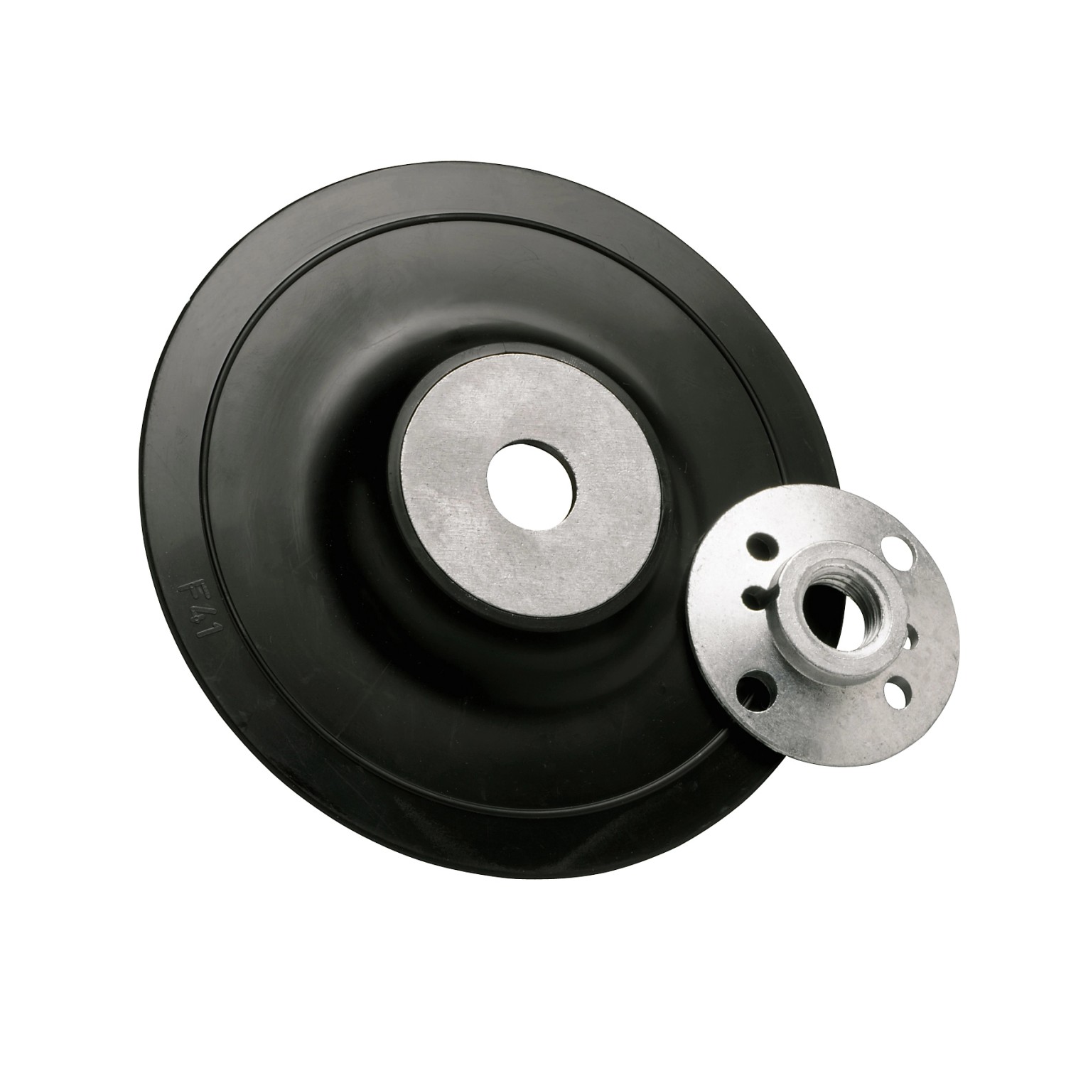 LUX Stützteller für Fiberscheiben, 125 mm Durchmesser, für Winkelschleifer.