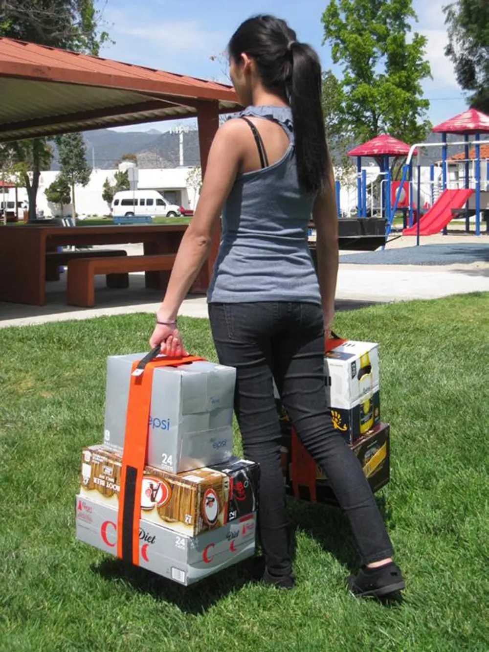 QBH3800087, B&W Bike Box II Strap, Black Front Bottom - View #9