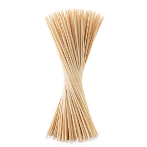 BigDean 100x Pflanzstäbe aus Bambus Rankhilfe Tomatenstangen Holz Rankstäbe Bambusstäbe 90 cm Pflanzenstäbe Anzuchtstäbe