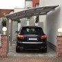 Ximax Alu Carport Portoforte Typ 80 Edelstahl-Look XL 301x495 cm Sonderfertigung_4