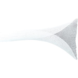 Weißer Schwaiger Kabelschlauch, flexibel, Ø 4cm x 2m, zur Kabelbündelung.