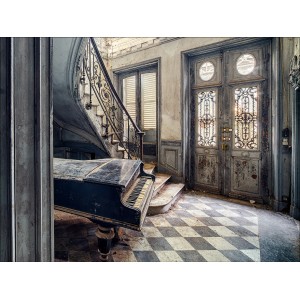 Kunstleinwand Lost House 57 cm x 77 cm x 2 cm