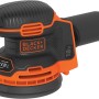 Black+Decker Akku-Exzenterschleifer BDCROS18N, 18V, in Schwarz und Orange. Schleifmaschine für Holz, PVC und Farbe.