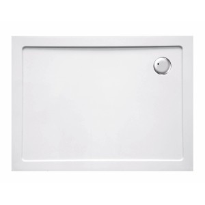 Sanotechnik Duschwanne Extraflach, 100x90 cm, Weiß, Rechteckig