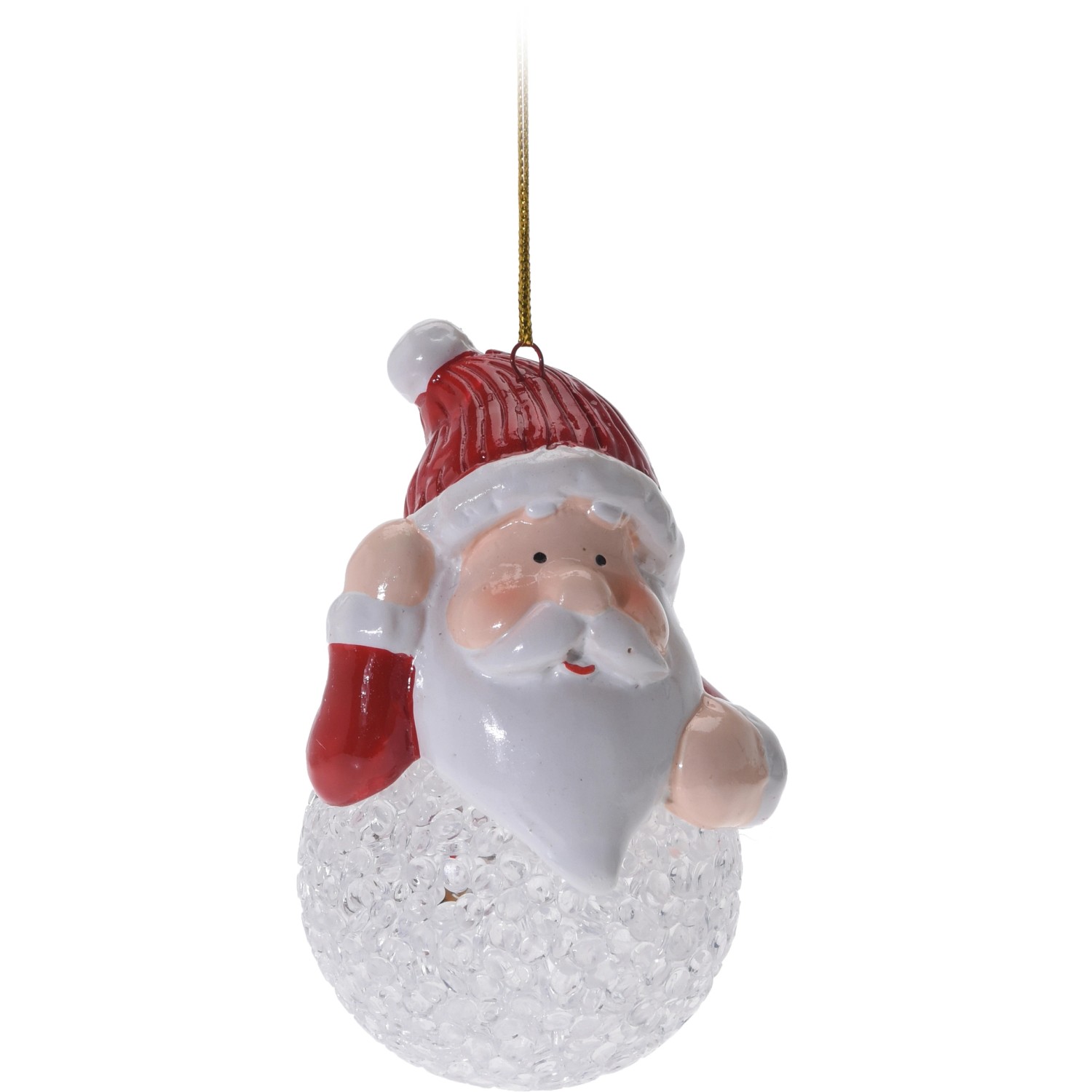 Hängende Weihnachtsfigur mit LED, 3-fach sortiert. Deko für Innenbereich.