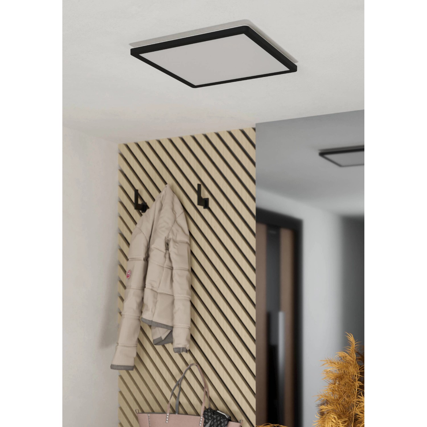 Eglo LED-Deckenleuchte Expert Minerario 39 cm x 39 cm Schwarz_3