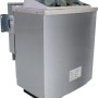 Woodfeeling Sauna Bio-Ofen 9 kW mit Steinen und externer Steuerung.