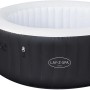 Bestway Lay-Z-Spa Miami AirJet, aufblasbarer, runder Whirlpool in Schwarz mit Pumpe.
