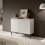 Selsey Sideboard Bemmi 100 cm Weiß mit Schwarzen Beinen_3