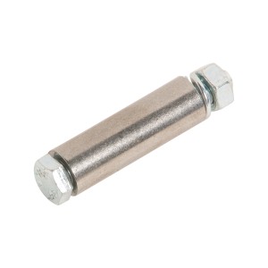 Achse für Rad (45mm) mit Schraube und Mutter, Zubehör für Rollen und Räder.