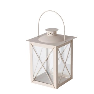 Boltze Laterne Farol 20 cm x 14 cm x 14 cm Beige