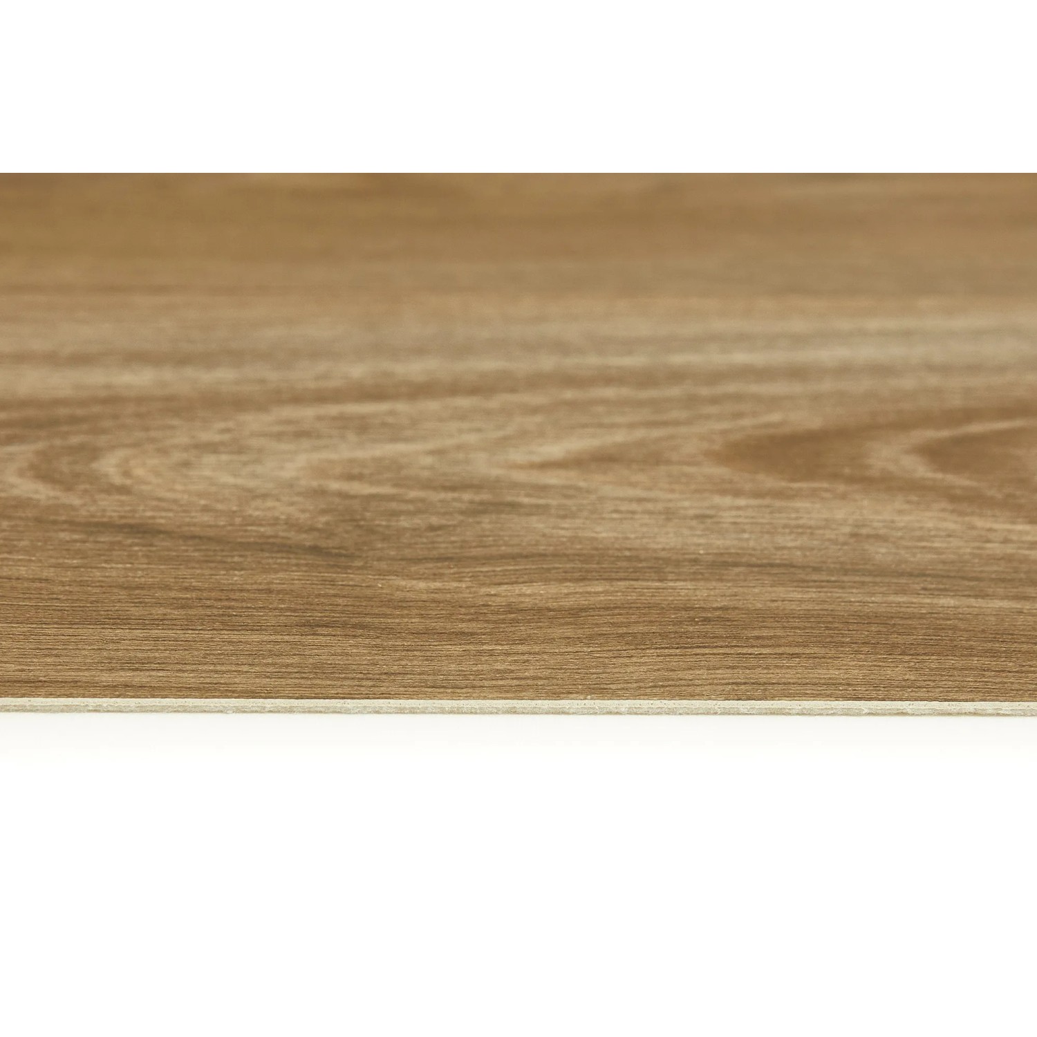 Andiamo PVC-Bodenbelag in Landhausdielenoptik, braun, Detailansicht der Maserung.