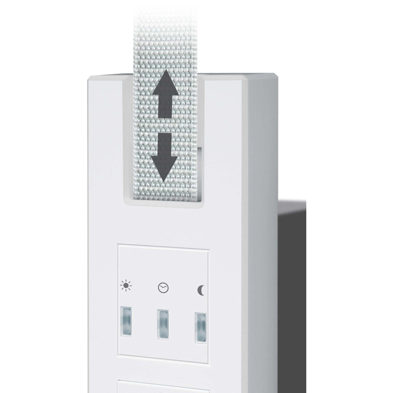 Schellenberg RolloDrive 65 Premium Rollladenantrieb mit Gurt und Steuerung.