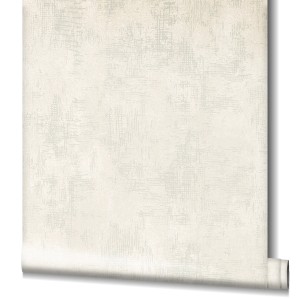 Vliestapete Nabucco in Creme mit Putzstruktur und Vintage-Look, Rolle.