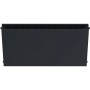 Sanicomfort Planheizkörper Typ 22 DK, 60x60 cm, in Schwarz Matt. Heizkörper für Neubau & Altbau.