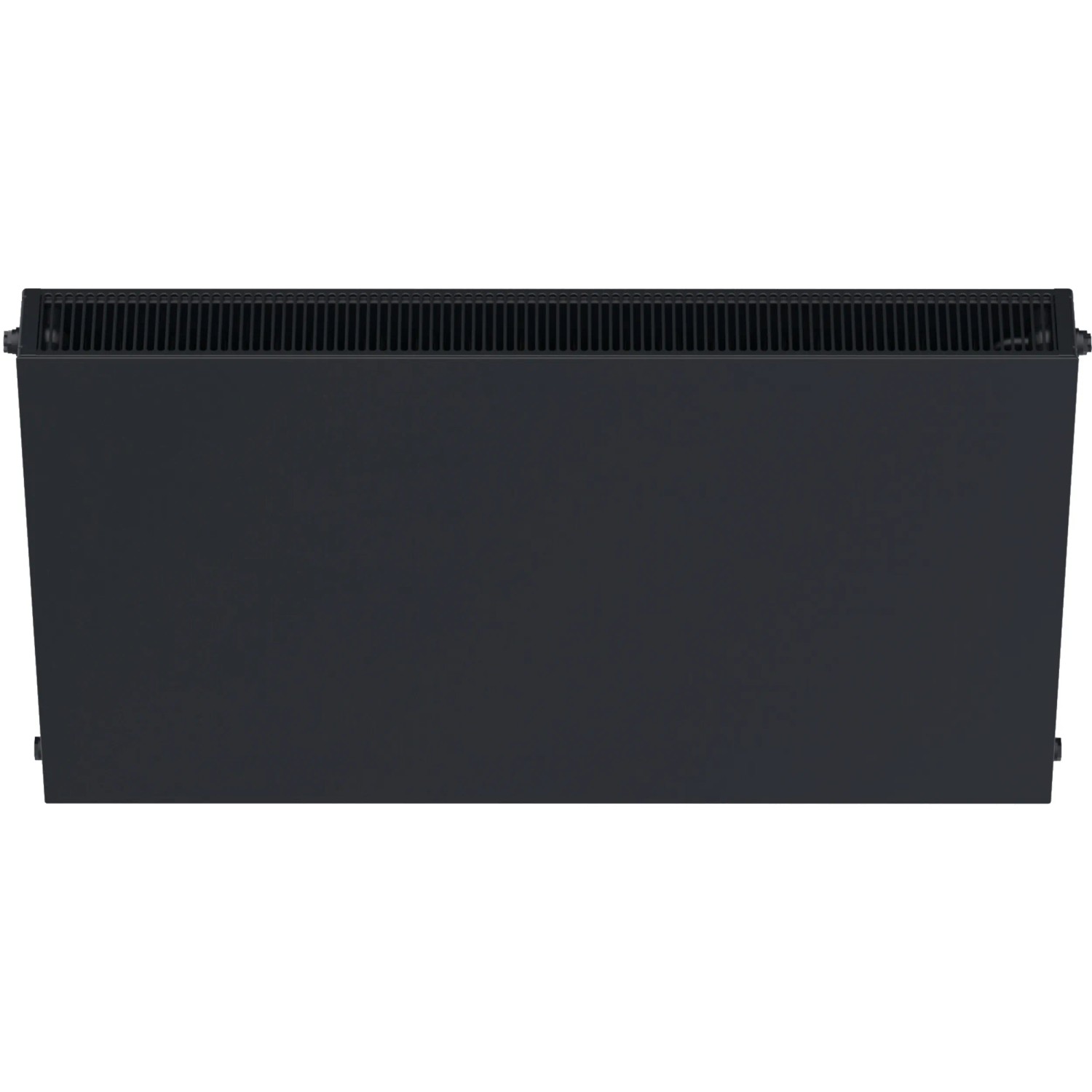 Sanicomfort Planheizkörper Typ 22 DK, 60x60 cm, in Schwarz Matt. Heizkörper für Neubau & Altbau.