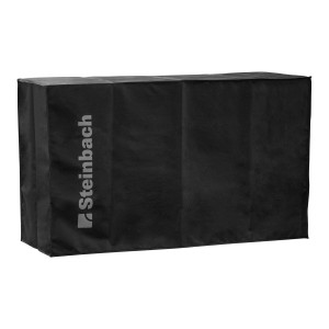 Schwarze Steinbach Abdeckung für Wärmepumpe Silent 7/9/11/13, Schutz vor Witterungseinflüssen.