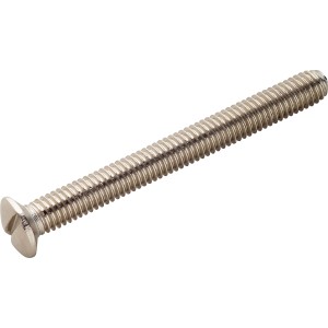 Silberne Ersatzschraube M6 x 55 mm für Armaturen-Zubehör.