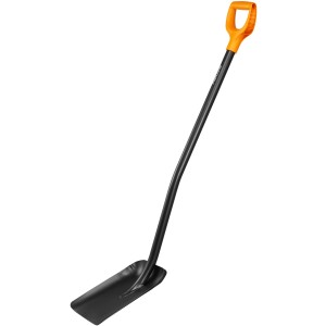 Fiskars Schaufel Solid mit D-Griff, ideal zum Graben und Rasenstechen.