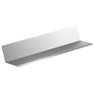 Sarei Anschlussprofil 73/73 HG14, silbernes Winkelprofil für Dachbleche.