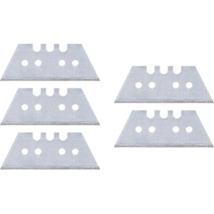 LUX Trapezklingen Comfort, 52mm, 5 Stück, aus Werkzeugstahl für Universalmesser.