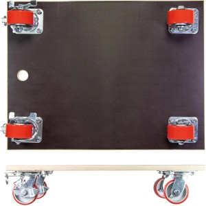 Wagner Transporthilfe mit Multiplexplatte, 1000 kg Tragkraft und Schwerlastrollen.