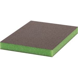 Bosch Schleifmittel Expert Standardschleifpad Superfein, Schaumstoff, grün/braun