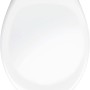 Wenko Premium WC-Sitz Ios, weiße Klobrille mit Absenkautomatik, ovale Form.