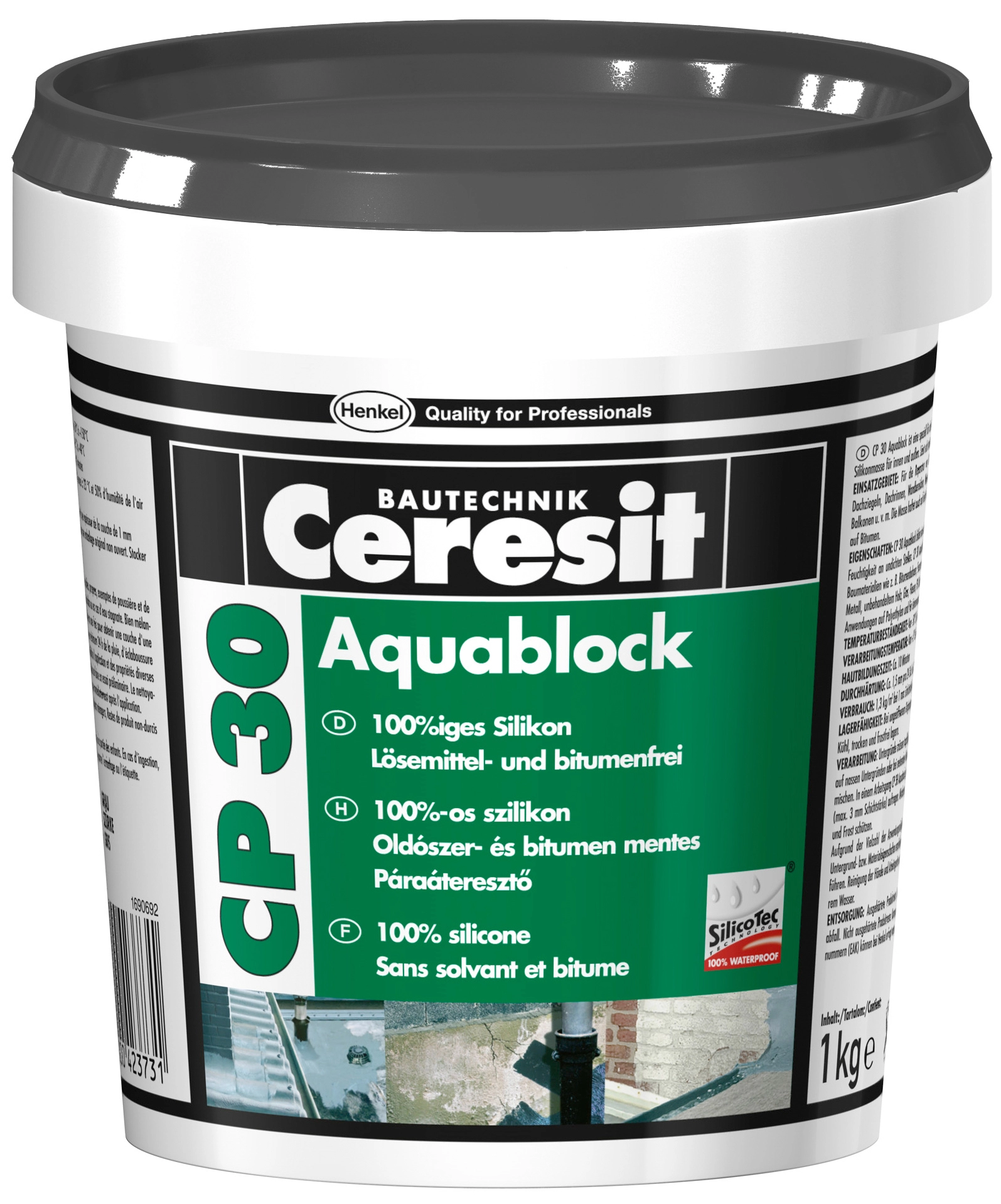 Ceresit CP 30 Aquadicht Schwarz 1 kg kaufen bei OBI