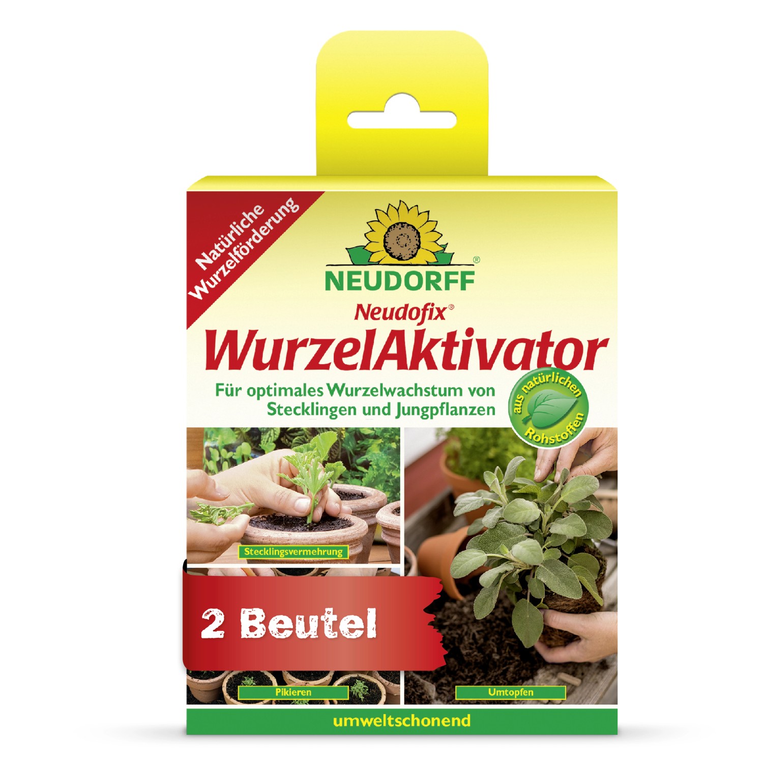 Neudorff Neudofix Wurzel-Aktivator, 40g Packung zur Pflanzenstärkung für optimales Wurzelwachstum.