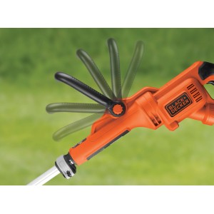Black+Decker Elektro-Motorsense GL9035, verstellbarer Griff in verschiedenen Positionen.