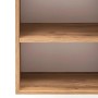 Detailaufnahme: Held Möbel Seitenschrank Ancona, 65 cm, matt Grau-Wotaneiche, Teil eines Badmöbel-Sets.