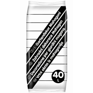 Sack Gartendekor Mahagoni, 40 Liter, zur Beetgestaltung und Unkrautunterdrückung.