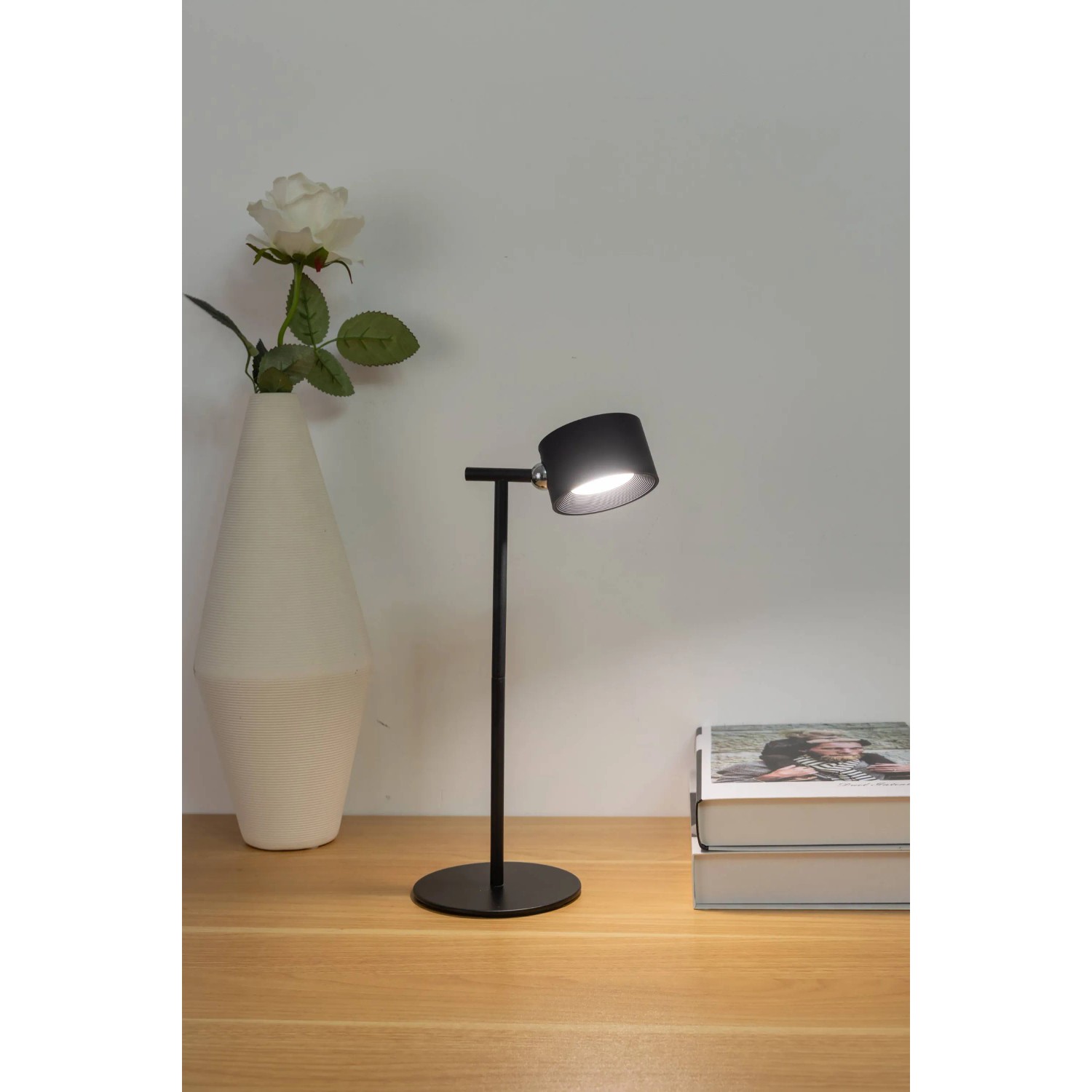 EGLO MURAGLIE Standfuß für Akku-Tischleuchte, schwarz, Höhe 30,5 cm.