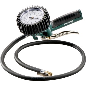 Metabo Reifenfüllmessgerät RF 80 G für Kompressoren mit Manometer und Schlauch.