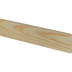Flachleiste Fichte 10 mm x 60 mm x 1000 mm