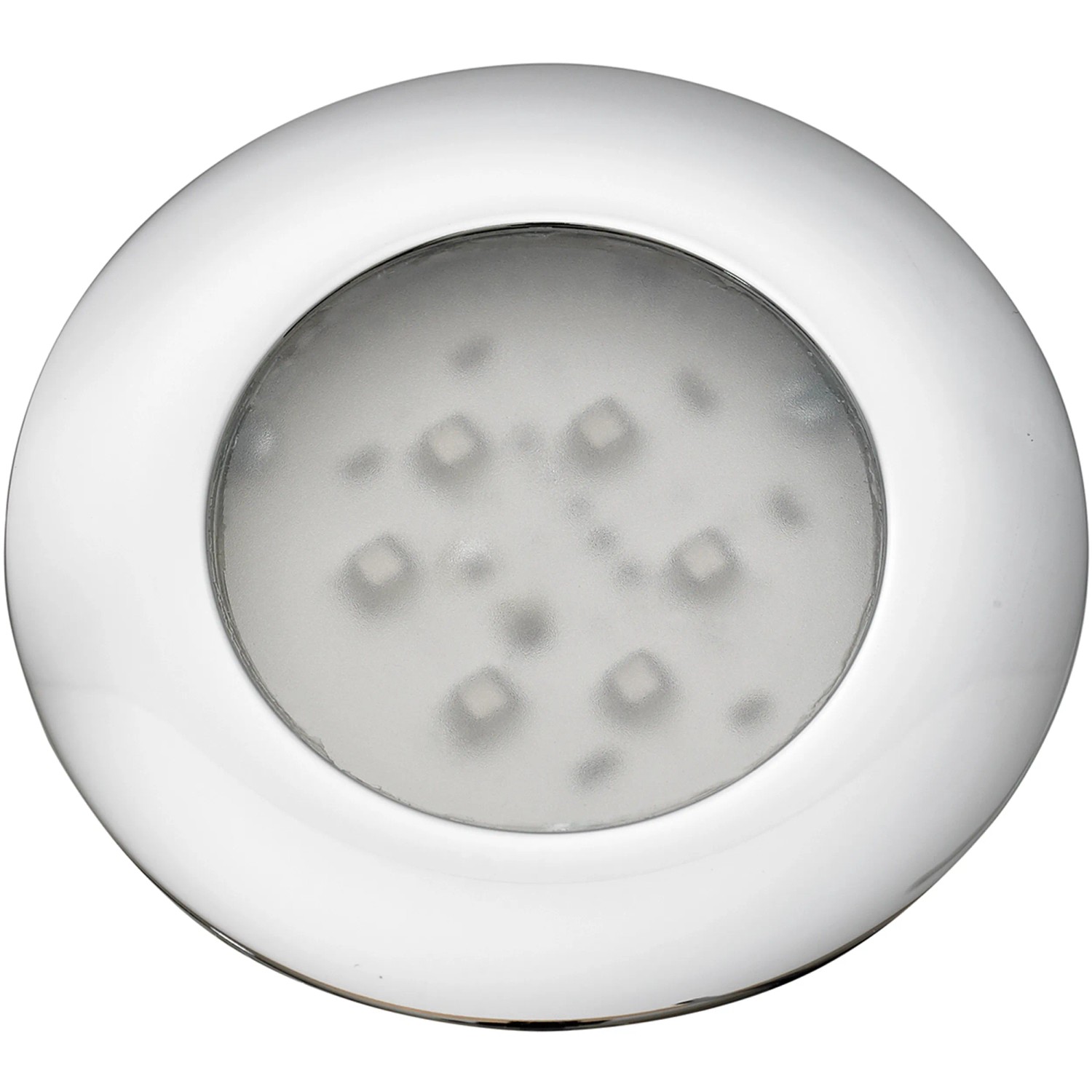 LED-Farblichtscheinwerfer für Ottofond Whirlpool Atlanta, chromfarben